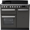 Rangemaster ESDL100EIPSLT/CM1 100cm Induction Range Cooker Estel Deluxe Slate / Chrome, A Rated