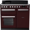 Rangemaster ESDL100EIPBOR/CM1 100cm Induction Range Cooker Estel Deluxe Bordeaux / Chrome, A Rated