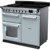 Rangemaster ESDL100EIPMSB/CM1 100cm Induction Range Cooker Estel Deluxe Misty Blue / Chrome, A Rated