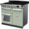 Rangemaster ESDL100EIPMNT/CM1 100cm Induction Range Cooker Estel Deluxe Mint / Chrome, A Rated