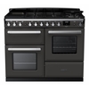 Rangemaster ESDLO110DFPSLT/CM1 110cm Dual Fuel Range Cooker Estel Deluxe Slate / Chrome, A Rated