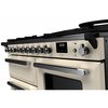 Rangemaster ESDLO110DFPPCR/CM1 110cm Dual Fuel Range Cooker Estel Deluxe Pale Cream / Chrome, A Rated