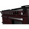 Rangemaster ESDLO110DFPBOR/CM1 110cm Dual Fuel Range Cooker Estel Deluxe Bordeaux / Chrome, A Rated