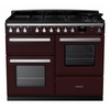 Rangemaster ESDLO110DFPBOR/CM1 110cm Dual Fuel Range Cooker Estel Deluxe Bordeaux / Chrome, A Rated