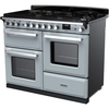 Rangemaster ESDLO110DFPMSB/CM1 110cm Dual Fuel Range Cooker Estel Deluxe Misty Blue / Chrome, A Rated