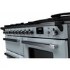 Rangemaster ESDLO110DFPMSB/CM1 110cm Dual Fuel Range Cooker Estel Deluxe Misty Blue / Chrome, A Rated