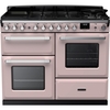 Rangemaster ESDLO110DFPPPK/CM1 110cm Dual Fuel Range Cooker Estel Deluxe Pale Pink / Chrome, A Rated