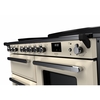 Rangemaster ESDLO110EIPPCR/CM1 110cm Induction Range Cooker Estel Deluxe Pale Cream / Chrome, A Rated