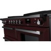 Rangemaster ESDLO110EIPBOR/CM1 110cm Induction Range Cooker Estel Deluxe Bordeaux / Chrome, A Rated
