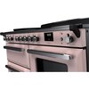 Rangemaster ESDLO110EIPPPK/CM1 110cm Induction Range Cooker Estel Deluxe Pale Pink / Chrome, A Rated