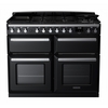 Rangemaster ESDLB110DFPGBL/CM1 110cm Dual Fuel Range Cooker Estel Deluxe Black / Chrome, A Rated