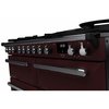 Rangemaster ESDLB110DFPBOR/CM1 110cm Dual Fuel Range Cooker Estel Deluxe Bordeaux / Chrome, A Rated