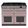 Rangemaster ESDLB110DFPPPK/CM1 110cm Dual Fuel Range Cooker Estel Deluxe Pale Pink / Chrome, A Rated