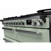 Rangemaster ESDLB110DFPMNT/CM1 110cm Dual Fuel Range Cooker Estel Deluxe Mint / Chrome, A Rated
