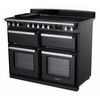 Rangemaster ESDLB110EIPGBL/CM1 110cm Induction Range Cooker Estel Deluxe Black / Chrome, A Rated