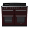 Rangemaster ESDLB110EIPBOR/CM1 110cm Induction Range Cooker Estel Deluxe Bordeaux / Chrome, A Rated