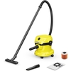 Karcher WD2PLUS Cylinder Vacuum Cleaner, Yellow
