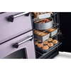 Rangemaster CLDL100DFPHTH/CM1 100cm Dual Fuel Range Cooker Classic Deluxe Heather / Chrome, A Rated