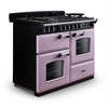 Rangemaster CLDLO110DFPHTH/CM1 110cm Dual Fuel Range Cooker Classic Deluxe Heather / Chrome, A Rated