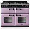 Rangemaster CLDLB110DFPHTH/CM1 110cm Dual Fuel Range Cooker Classic Deluxe Heather / Chrome, A Rated