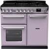 Rangemaster ESDL100DFPHTH/CM1 100cm Dual Fuel Range Cooker Estel Deluxe Heather / Chrome, A Rated