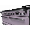 Rangemaster ESDLB110DFPHTH/CM1 110cm Dual Fuel Range Cooker Estel Deluxe Heather / Chrome, A Rated