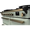 Rangemaster ESDL100DFPMNT/AB1 100cm Dual Fuel Range Cooker Estel Deluxe Mint / Antique Brass, A Rated