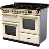 Rangemaster ESDLO110DFPPCR/AB1 110cm Dual Fuel Range Cooker Estel Deluxe Pale Cream / Antique Brass, A Rated