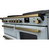 Rangemaster ESDLO110EIPMSB/AB1 110cm Induction Range Cooker Estel Deluxe Misty Blue / Antique Brass, A Rated