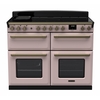 Rangemaster ESDLB110EIPPPK/AB1 110cm Induction Range Cooker Estel Deluxe Pale Pink / Antique Brass, A Rated