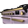 Rangemaster ESDL90DFPHTH/AB1 90cm Dual Fuel Range Cooker Estel Deluxe Heather / Antique Brass, A Rated