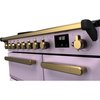 Rangemaster ESDL90EIPHTH/AB1 90cm Induction Range Cooker Estel Deluxe Heather / Antique Brass, A Rated
