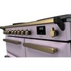 Rangemaster ESDL100EIPHTH/AB1 100cm Induction Range Cooker Estel Deluxe Heather / Antique Brass, A Rated