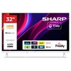 Sharp 1T-C32HE2245KW 32" LED Smart Television, HD Ready, White, E Rated