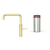Quooker 2.2+FSGLD 3 in 1 Fusion Square Tap with COMBI+ Tank, Gold