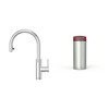 Quooker 2.2+XRCHR 3 in 1 Flex 2.0 Round Tap with COMBI+ Tank, Chrome