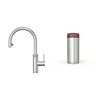 Quooker 2.2+XRRVS 3 in 1 Flex 2.0 Round Tap with COMBI+ Tank, Stainless Steel