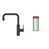 Quooker 2.2+XSBLK 3 in 1 Flex 2.0 Square Tap with COMBI+ Tank, Black