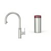 Quooker 2.2+XRVS 3 in 1 Flex Round Tap with COMBI+ Tank, Stainless Steel