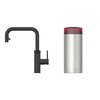 Quooker 2.2XSBLK 3 in 1 Flex 2.0 Square Tap with COMBI Tank, Black