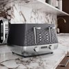 Morphy Richards 243020 Toaster, 4 Slice, Black
