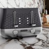 Morphy Richards 243020 Toaster, 4 Slice, Black