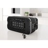 Morphy Richards 245744 Signature Retro Toaster, 4 Slice, Black