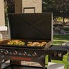 Blackstone 2310DK 28" Iron Forged Blackout Griddle Cooking Station with Hood 