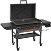 Blackstone 2310DK 28" Iron Forged Blackout Griddle Cooking Station with Hood 