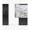 Fisher & Paykel RF540AZUB6 Series 7 American Fridge Freezer,  Plumbed, Black, E Rated