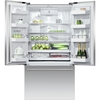 Fisher & Paykel RF540ADUX6 Series 7 American Fridge Freezer,  Plumbed, Stainless Steel, E Rated