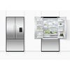 Fisher & Paykel RF540ADUX6 Series 7 American Fridge Freezer,  Plumbed, Stainless Steel, E Rated