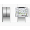 Fisher & Paykel RF610ADJX7 Series 7 American Fridge Freezer,  Plumbed, Stainless Steel, E Rated