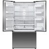Fisher & Paykel RF540ANUB6 Series 7 American Fridge Freezer, Black Stainless Steel,  Plumbed, E Rated
